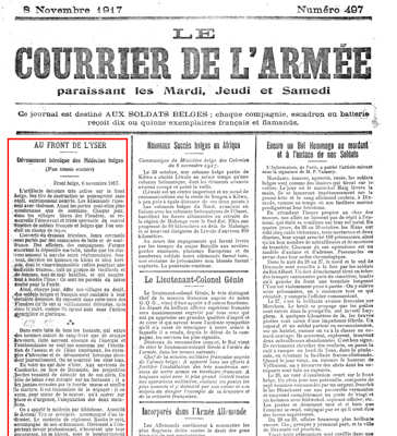 Courrier de l'armée